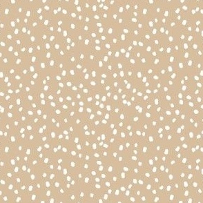 ditsy micro dots_beige and white