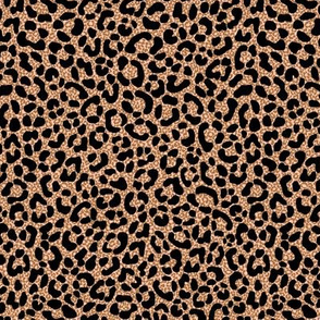 Black Leopard Animal Print Wallpaper R8324