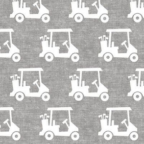tee time - golf carts - grey  - LAD20
