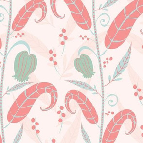 Jurassic Party Floral Pink
