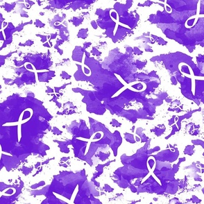 ribbon ink splashes purple large scale