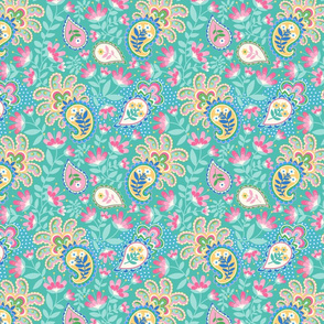 PRETTY PASTEL PAISLEY SMALL