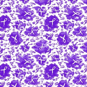 ribbon ink splashes purple