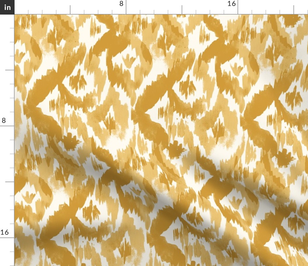 Ikat-Diamonds_gold honey