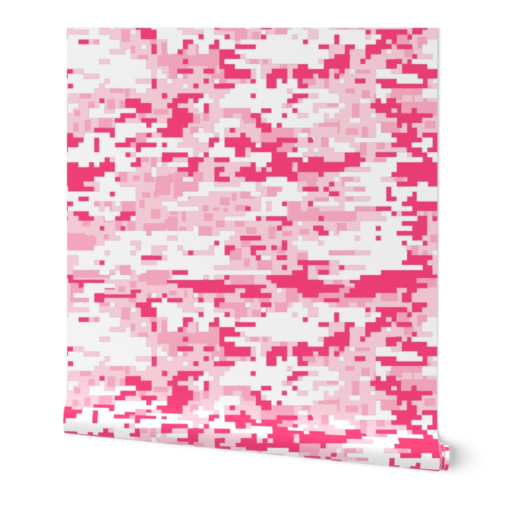 digital camo fabric - pink