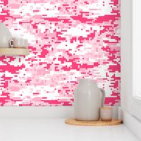 digital camo fabric - pink