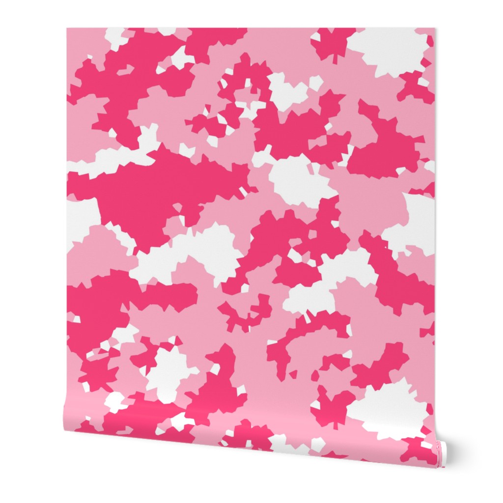 abstract camo fabric - pink