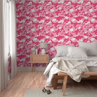 abstract camo fabric - pink