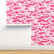 camo fabric - pink
