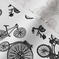 Bicycle bicycle bicycle - black and white