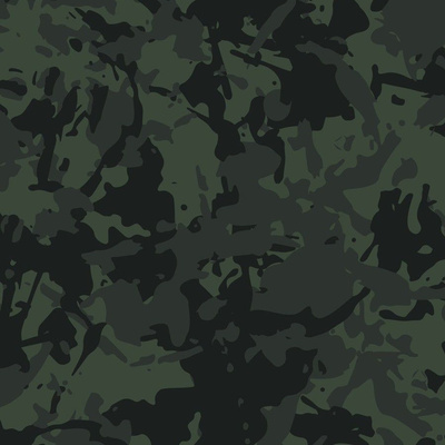 Dark Camouflage Fabric, Wallpaper and Home Decor