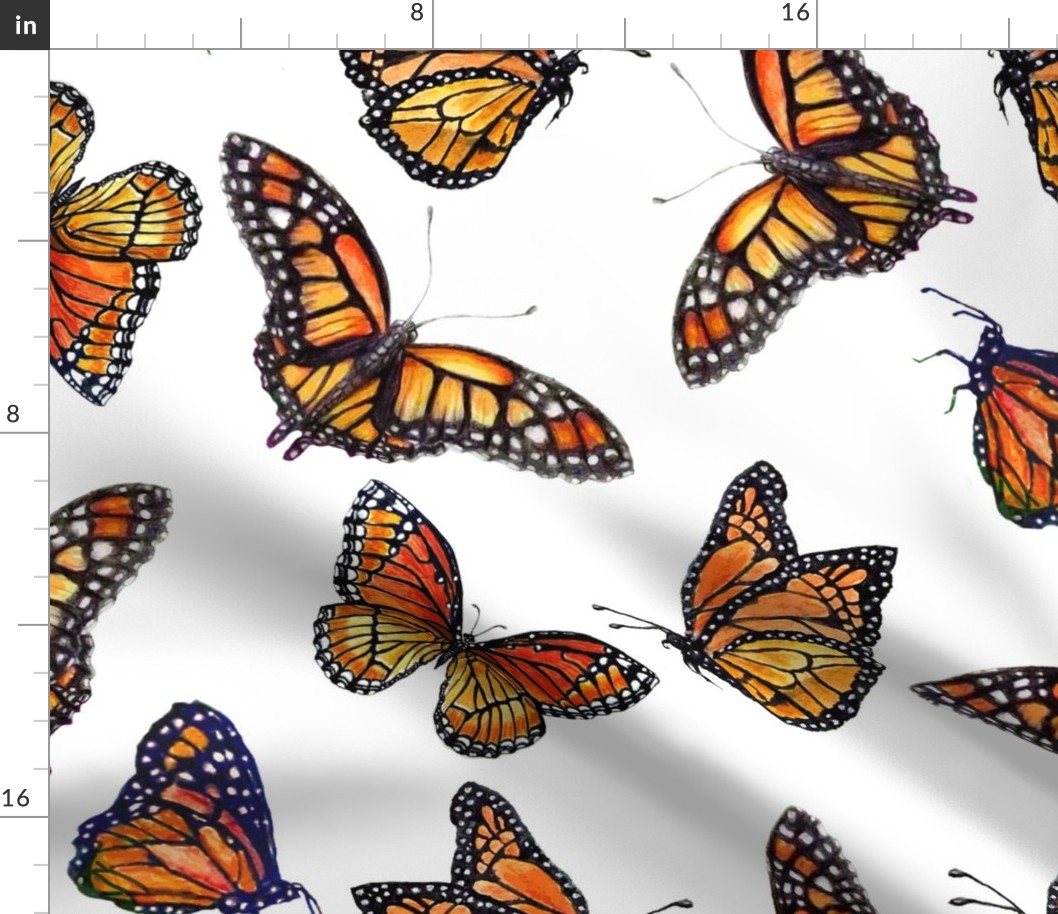 Monarch Butterfly Party Large Scale