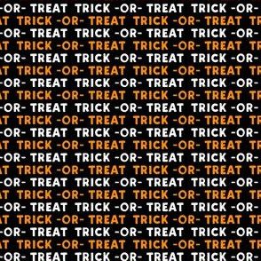 (micro scale) trick or treat - white and orange - halloween - C20BS