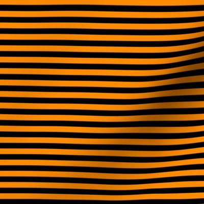 (micro scale) black and orange stripes - halloween - LAD20