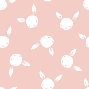 sketched bunny faces // blush