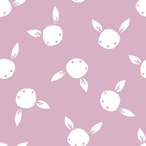 sketched bunny faces // lavender