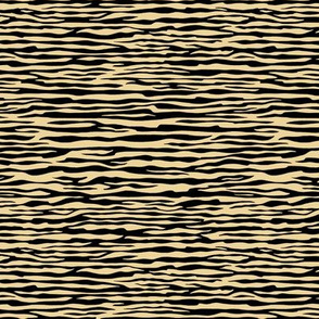 Safari Animal Print - gold and black - horizontal