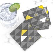 Le Tour Triangles Grey