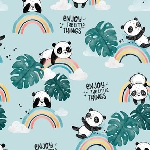 Enjoy Little Things - Panda Monstera Mint BIG