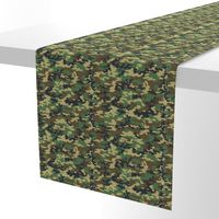 woodland camo fabric