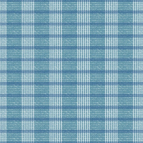Blue Plaid Fabric, Wallpaper and Home Decor