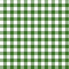 6" Green Gingham