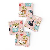 Home for cats - cute cats cat fabric