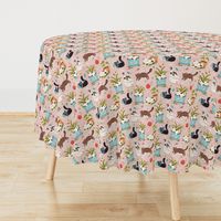 Home for cats - cute cats cat fabric