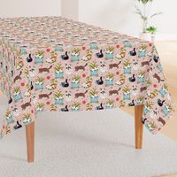 Home for cats - cute cats cat fabric