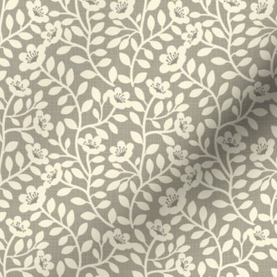 VINES AND FLOWERS TWO COLOR GRAY FLORAL-01