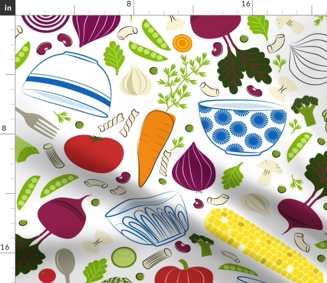 Stone Soup - Food Bank Fabric