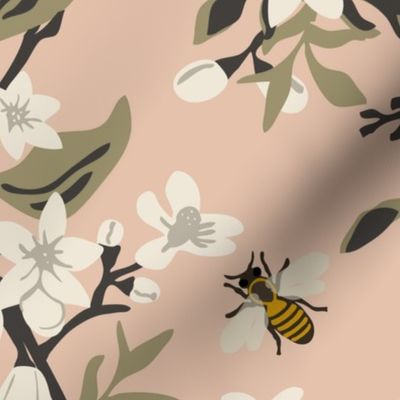 Bees & Lemons - Blush - Jumbo