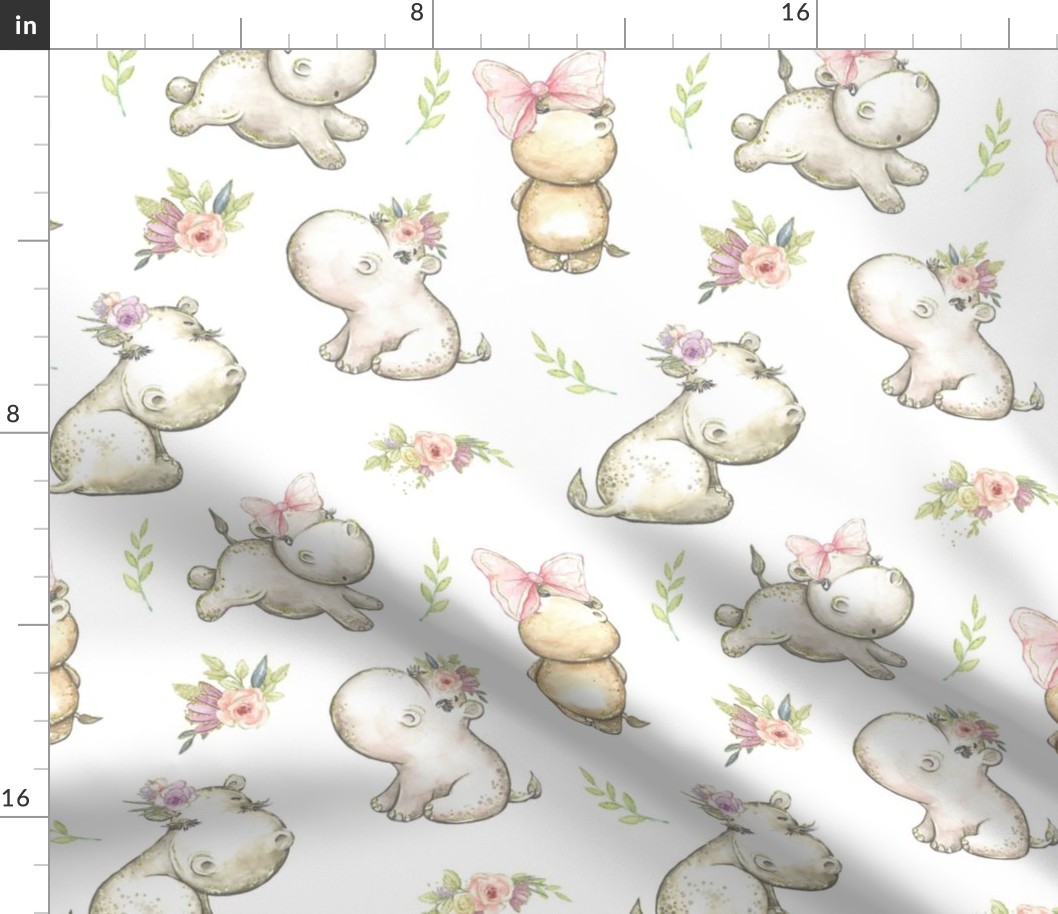 Hippo Floral