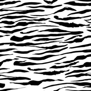 Safari Animal Skin Animal Print Black and White 