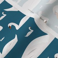 swan lake - small - painting