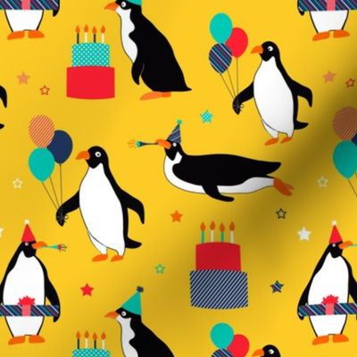 Party Penguins Yellow
