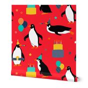 Party Penguins Red