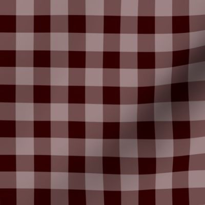 Chocolate Gingham Check