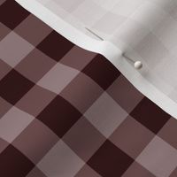 Chocolate Gingham Check