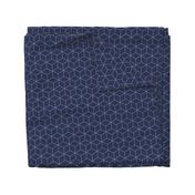 Sashiko stitching indigo pattern 1
