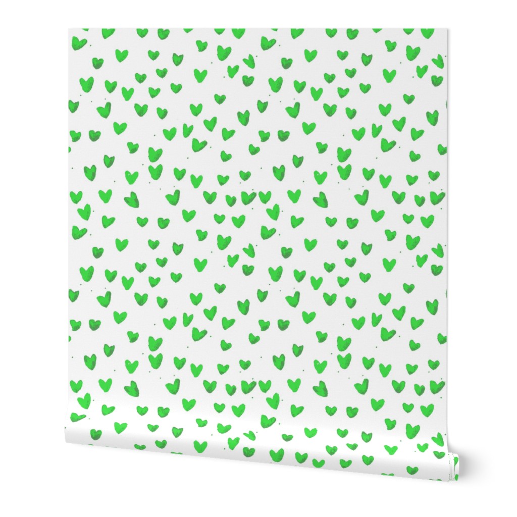 cestlaviv_New Green Watercolor Hearts 