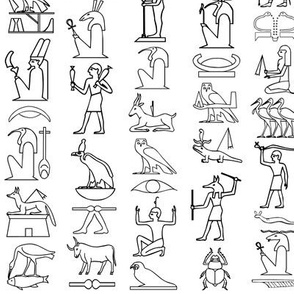 Egyptian Hieroglyphs One