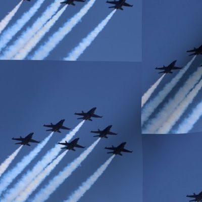 Blue Angels F-18 Jet Airplanes~ 5" Repeat