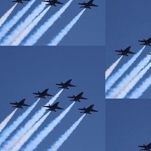 Blue Angels F-18 Jet Airplanes~ 5.5" Repeat