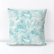 Everglades Toile -Ocean Blue