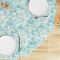 Everglades Toile -Ocean Blue