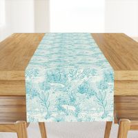 Everglades Toile -Ocean Blue