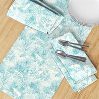 Everglades Toile -Ocean Blue