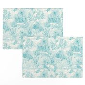 Everglades Toile -Ocean Blue