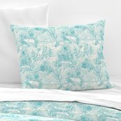 Everglades Toile -Ocean Blue